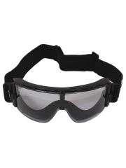 Schutzbrille Airsoft schwarz mit 2 Ersatzgläser
