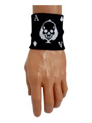Schweißband Totenkopf Ass