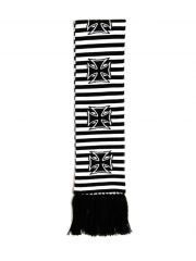 Winterschal Eisernes Kreuz schwarz weiss