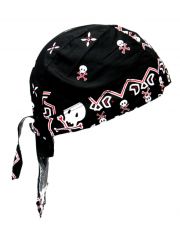 Bandana Cap Totenkopf mit Muster