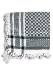 PLO Tuch grau weiß kariert