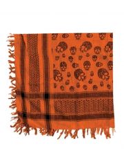 PLO Tuch skull orange