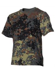 Kinder Militär T-Shirt flecktarn