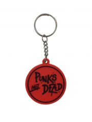Schlüsselanhänger Punks not dead aus Gummi
