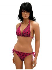 Bikini Spinnennetz pink