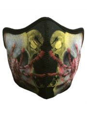 Motorrad Biker Maske Spinne