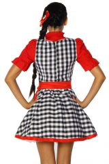 Oktoberfest Dirndl rot weiß kariert