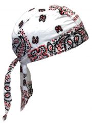 Bandana Cap Old School braun weiß