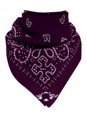 Bandana Old School bordeaux