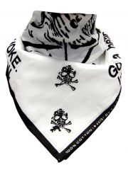 Bandana Go a head Smoke weiß