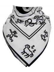 Bandana Yin Yang weiß