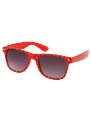 Sonnenbrille 50er Rockabilly Style Sterne rot
