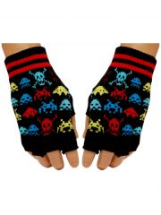 Fingerlose Handschuhe Monster