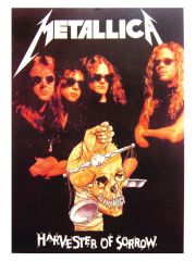 3 Metallica Harvester Postkarten