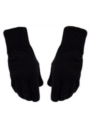 Handschuhe schwarz uni