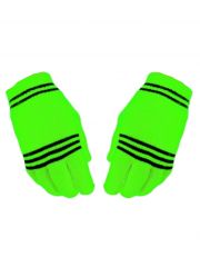 Handschuhe neon grün stripes