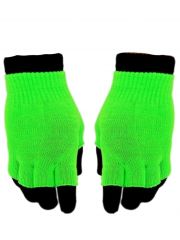 Multi Handschuhe neon grün 2 in 1