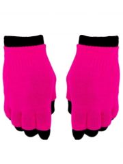 Multi Handschuhe neon pink 2 in 1