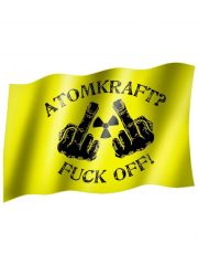 Fahne Atomkraft Fuck Off