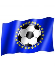Fahne Europa Fußball