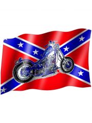 Fahne süden USA Motorrad