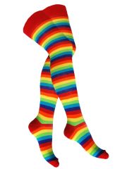 Overknees Regenbogen Farben