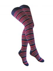 Overknees Multicolor pink