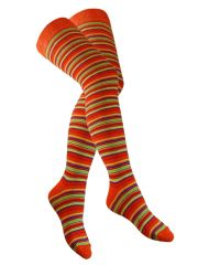 Overknees Multicolor orange