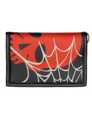 Geldbeutel mit Kette Totenkopf rot