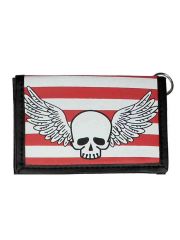 Geldbeutel mit Kette USA Skull