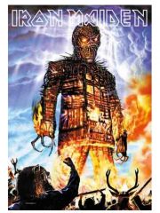 Iron Maiden Poster Fahne Wicked Man