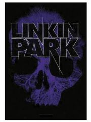 Linkin Park Poster Fahne blue Skull