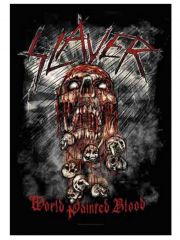 Slayer Poster Fahne World Painted Blood