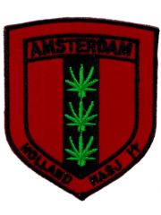 Aufnäher Amsterdam Cannabis