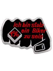 Aufnäher Ich bin stolz ein Biker zu sein