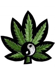 Aufnäher Cannabis Yin Yang