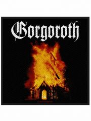 Aufnäher Gorgoroth brennende Kirche