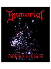 Aufnäher Immortal Damned In Black