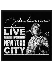 Aufnäher John Lennon Live New York City