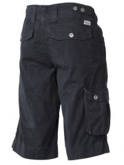 Bermudashort schwarz stonewashed