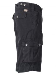 Bermudashort schwarz stonewashed