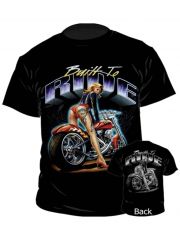 Biker T-Shirt Built to Ride