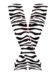 Armstulpen Zebra