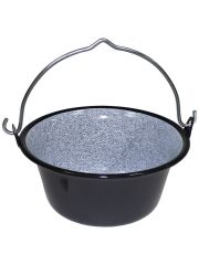 Ungarischer Gulaschkessel Emaille 4 Liter