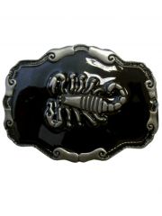 Gürtelschnalle Skorpion mit Tribals