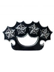 Gürtelschnalle Schlagring Stern