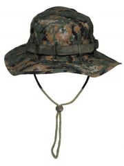 US GI Buschhut mit Kinnband digital woodland