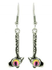 Ohrring Indianer Axt mit Stein