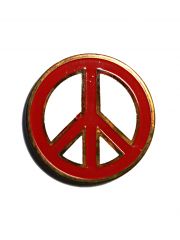 Anstecker Pin Peace rot