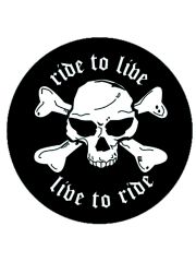 Aufnäher Ride To Live, Live To Ride